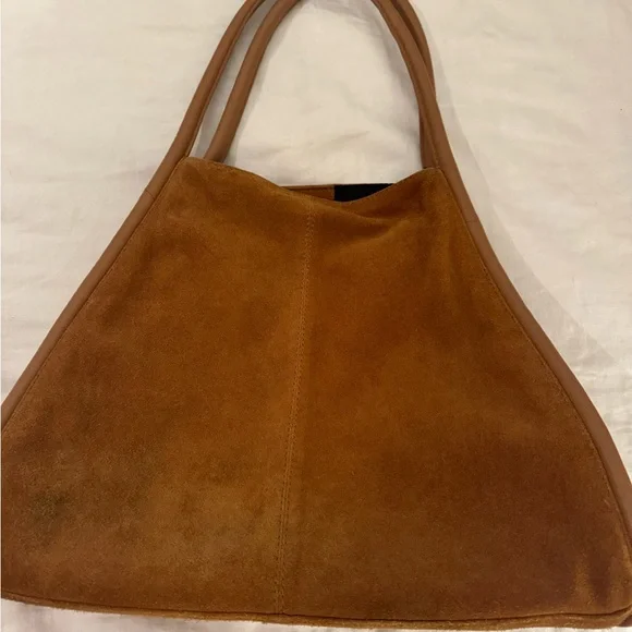 ASOS Brown Suede Tote Bag - Picture 2 of 12